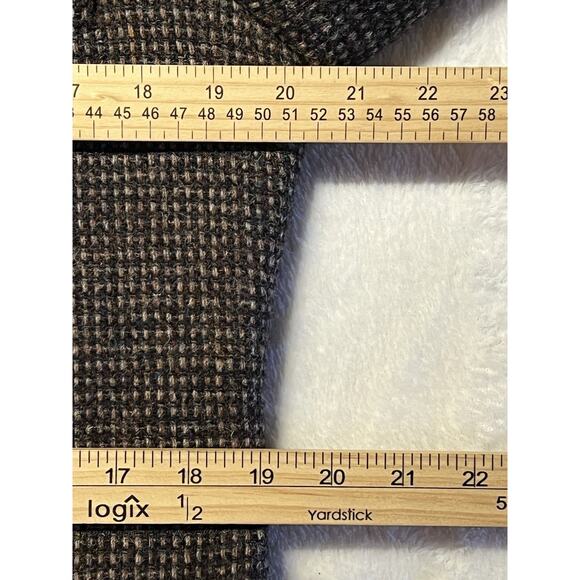 Harris Tweed 38R Brown Multi-Color Scottish Wool Sport Coat Blazer Unconstructed - Picture 13 of 15